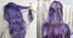 Tóc màu tím khói 10 kiểu mới nhất