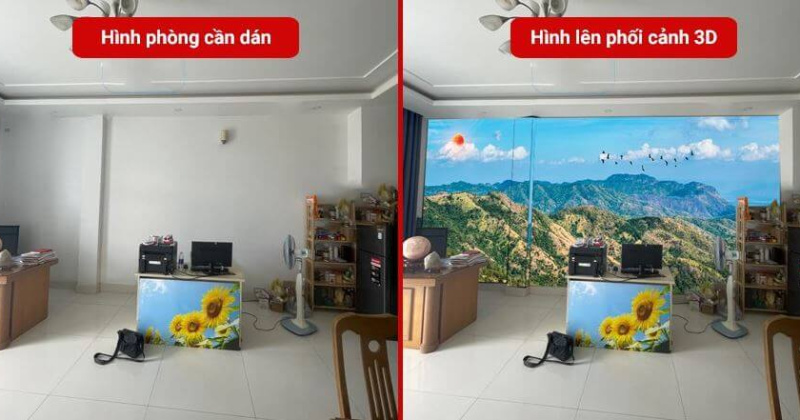 Chia Sẻ Kinh Nghiệm Chọn Mua Tranh Dán Tường Phong Cảnh Núi 