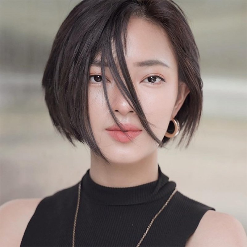 Dắt túi 12 kiểu tóc hai mái đẹp chuẩn sao Hàn mới nhất 2021 5