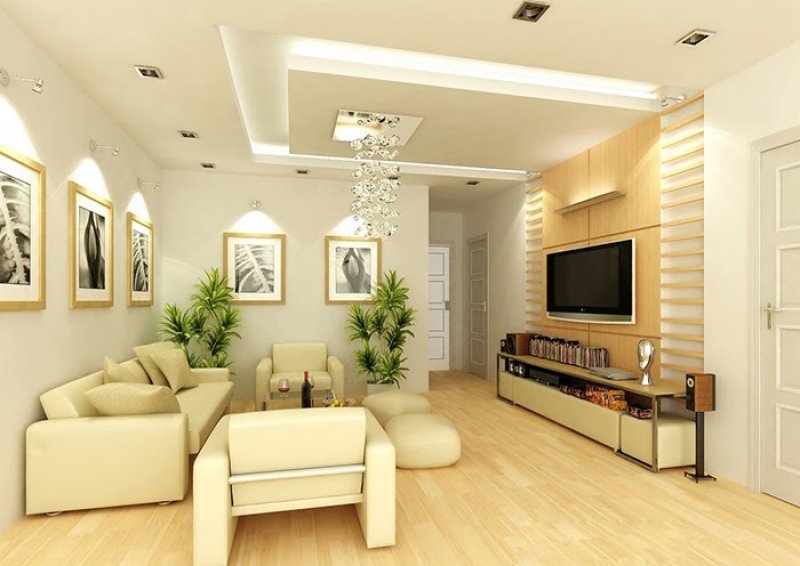 Thiết kế và trang trí nội thất phòng khách nhà cấp 4 mới nhất 2021 0