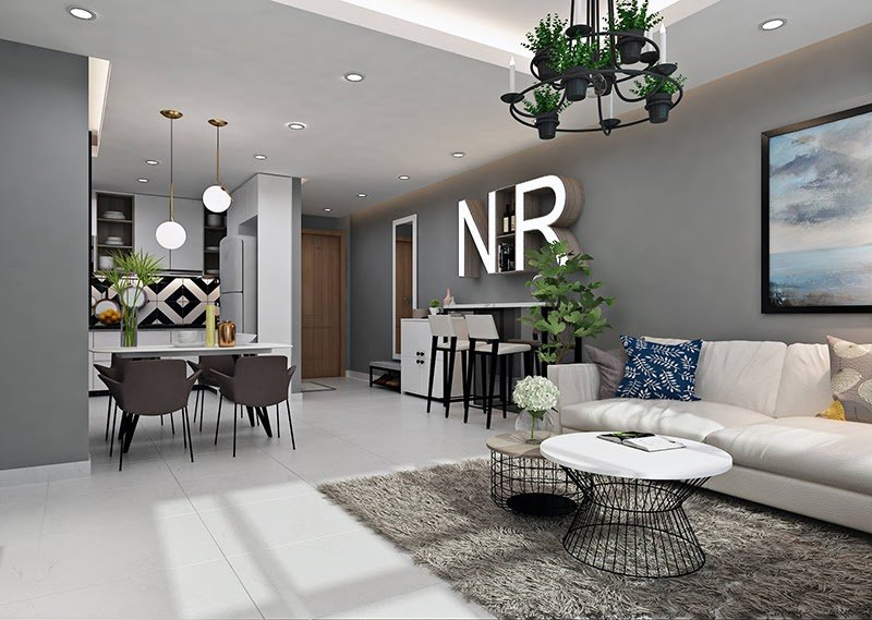 Thiết kế và trang trí nội thất phòng khách nhà cấp 4 mới nhất 2021 4