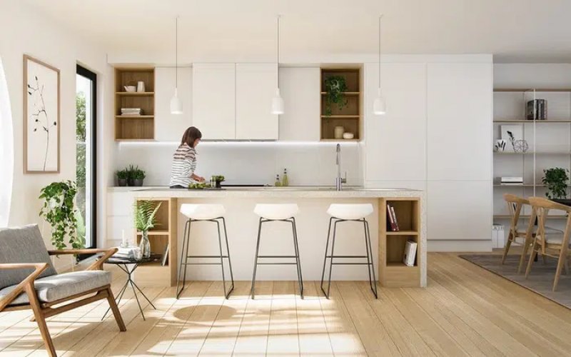 Tuyệt chiêu thiết kế nội thất phòng bếp hiện đại đa năng 2