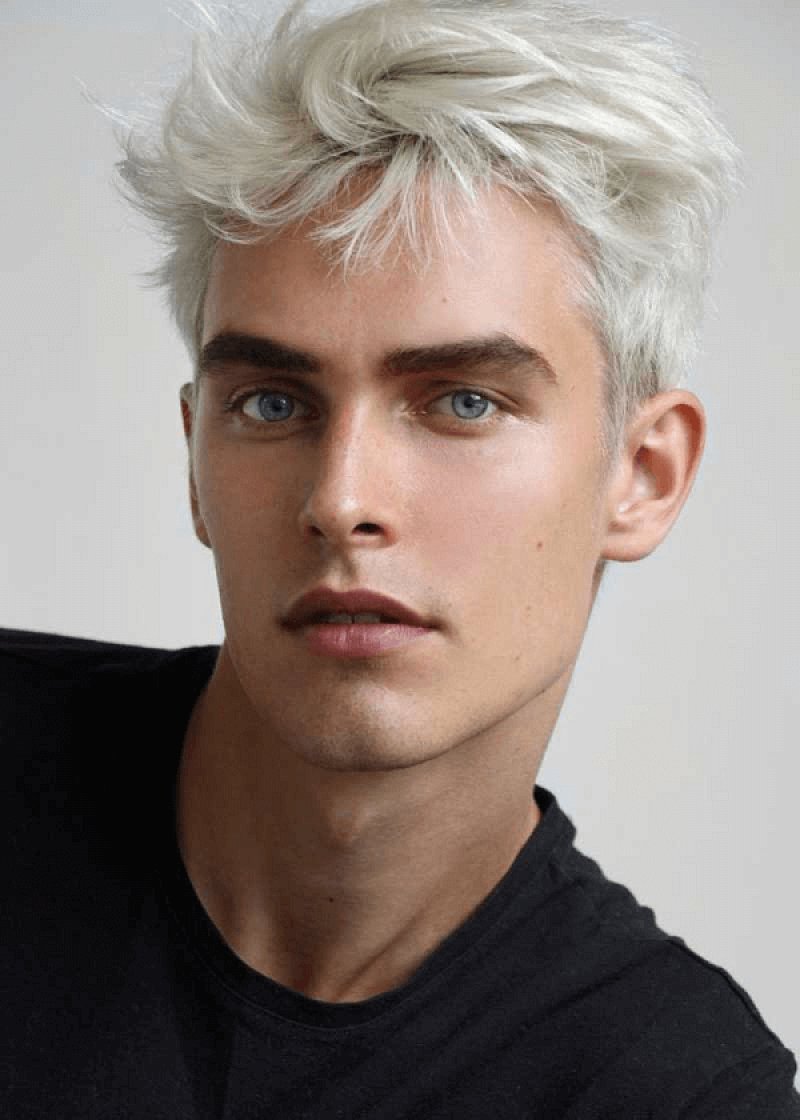 6 kiểu tóc giả nam màu bạch kim giúp chàng đẹp chuẩn soái ca   TocgiaCaocapCom