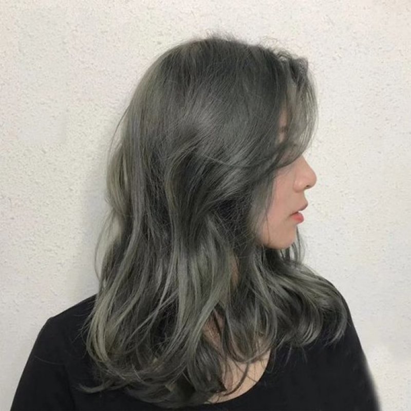 Màu tóc rêu khói: 7 màu nhuộm đẹp dành cho các chị em 0