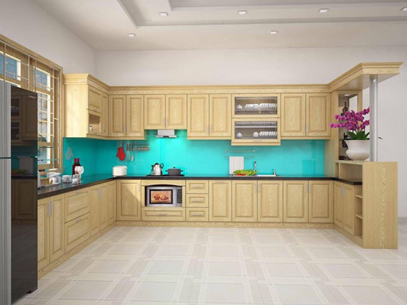 Phong cách nội thất phòng bếp sang trọng và hiện đại được nhiều người yêu thích 7