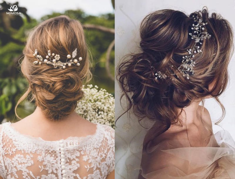 Review 10 kiểu tóc cô dâu được ưa chuộng nhất trong mùa cưới 5