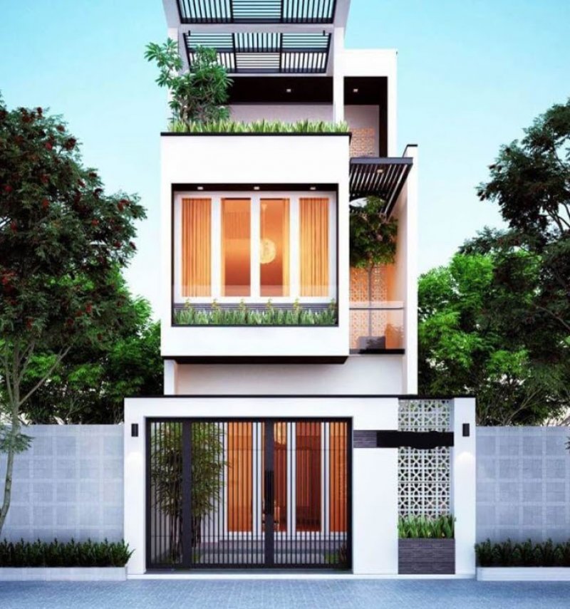 Các mẫu nhà đẹp 2 tầng được thi công nhiều nhất 2021 3