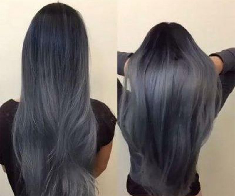 Top 8 màu tóc xanh đen siêu đẹp dành cho các nàng 6